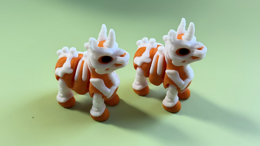 3D Printed Unicorn Figurine
