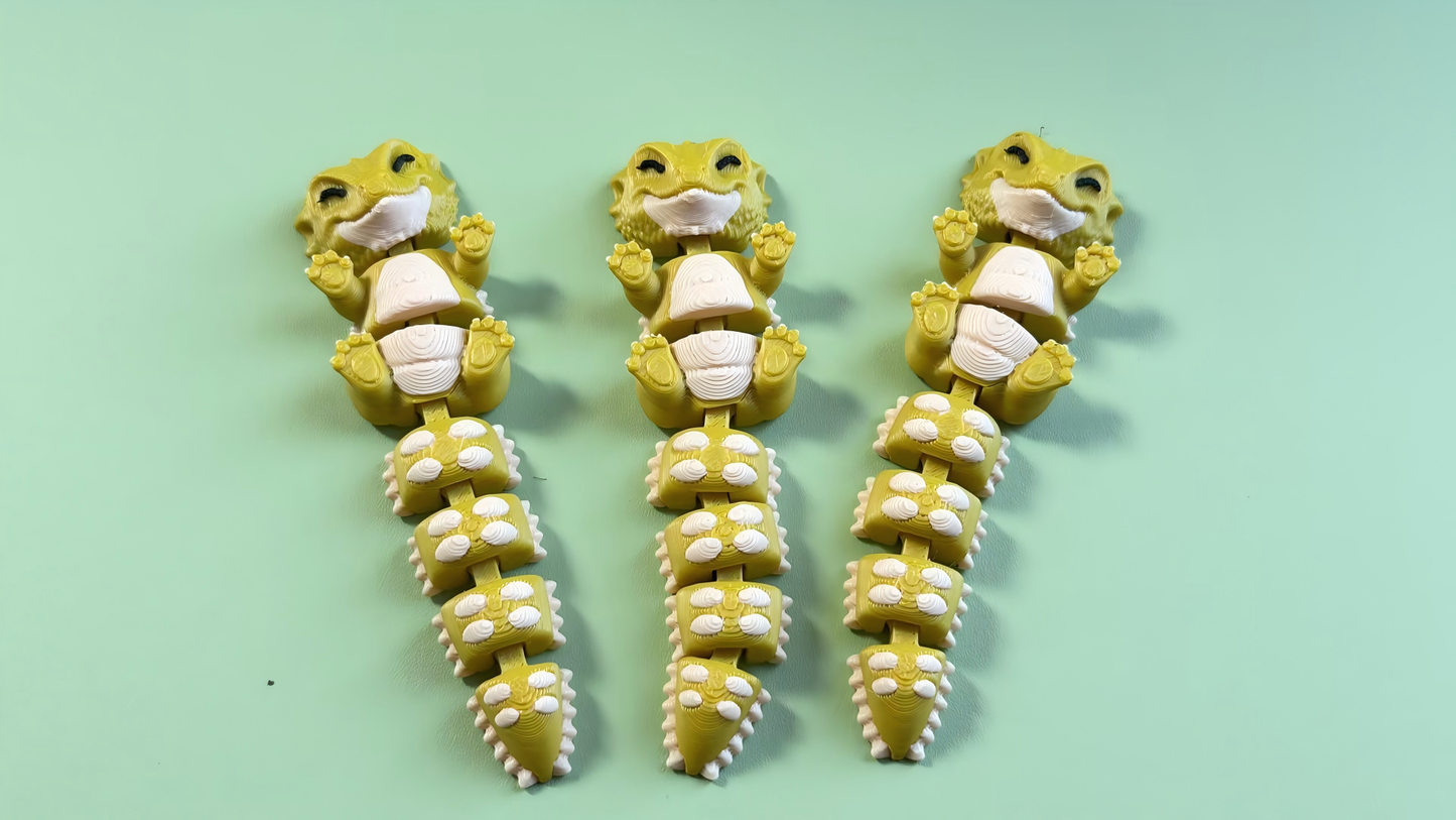 3D Printed Lizard Figurine