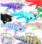 3D-printed chameleon keychain charm
