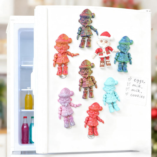 3D Printed Santa Claus Fridge Magnet