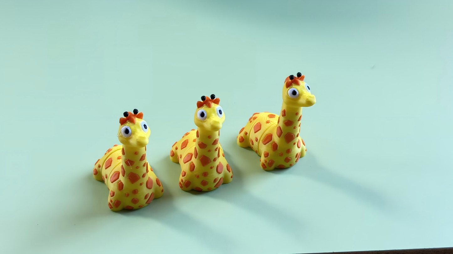 3D Printed Giraffe Figurine