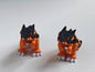 3D-printed angry Godzilla figurine