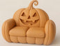 3D-printed Halloween ghost/pumpkin sofa-style jewelry storage ornament
