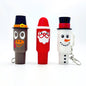 3D Printed Cartoon-Style Santa Cup Keychain
