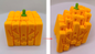 3D-Printed Big Pumpkin blocks Ornament