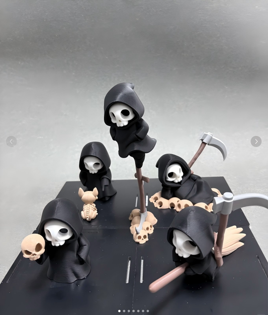 3D-Printed Grim Reaper Series Ornament