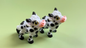 3D Printed Cow Figurine