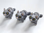 3D-printed grey kitten figurine
