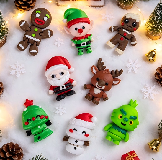 3D Printed Christmas Miniature Model