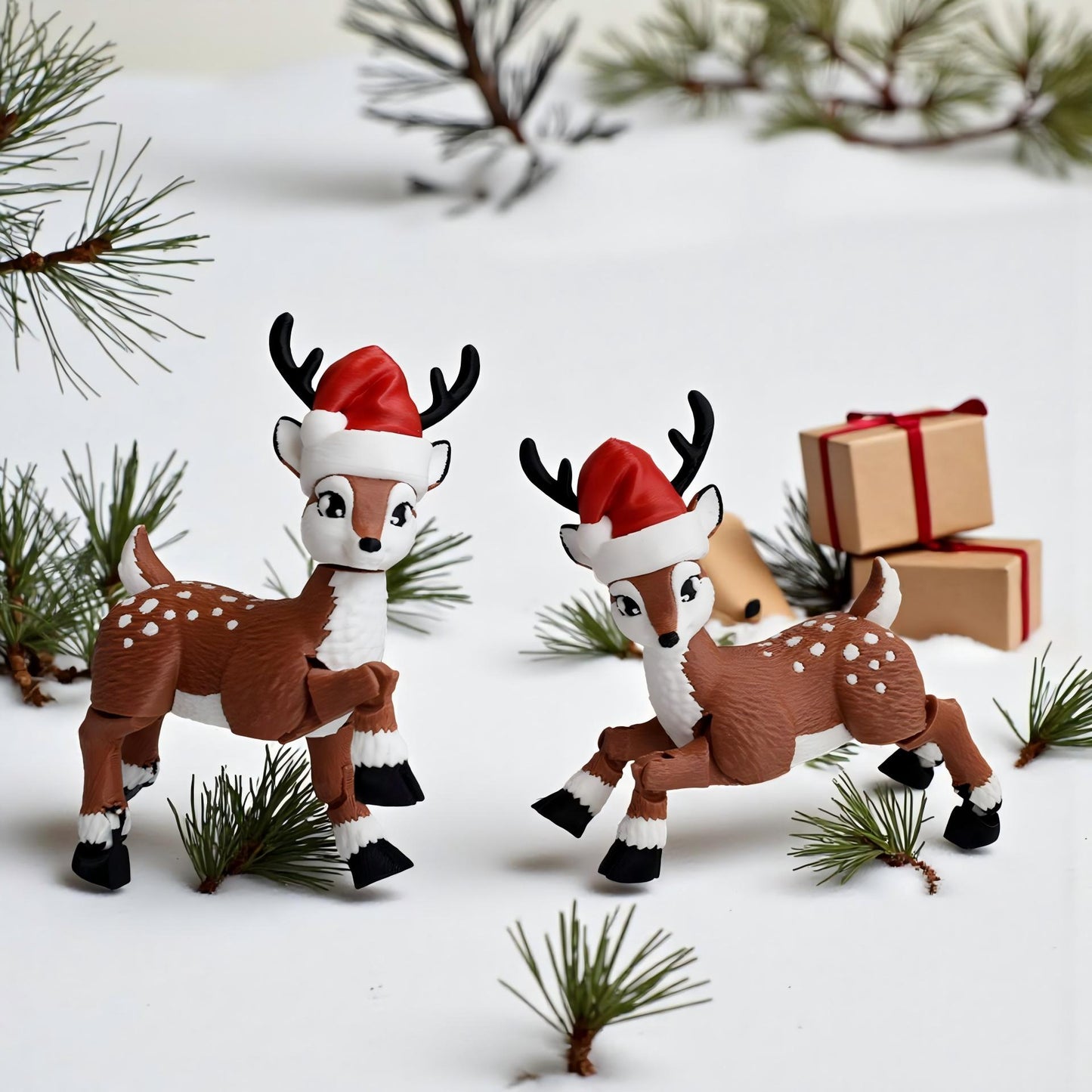 3D Printed PLA Christmas Reindeer