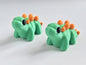 3D printed cartoon baby dragon figurine