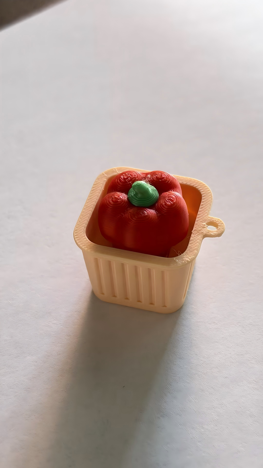 3D-Printed Fruit and Vegetables Keychain