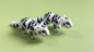 3D-printed tiger ornament