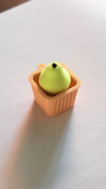 3D-Printed Fruit and Vegetables Keychain