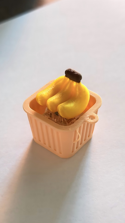 3D-Printed Fruit and Vegetables Keychain