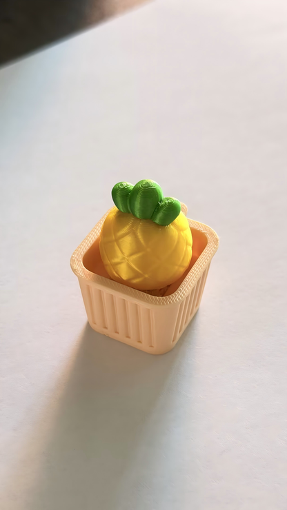 3D-Printed Fruit and Vegetables Keychain