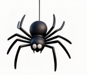 3D-Printed Evil Spider Ornament