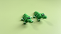 3D-printed dinosaur ornament