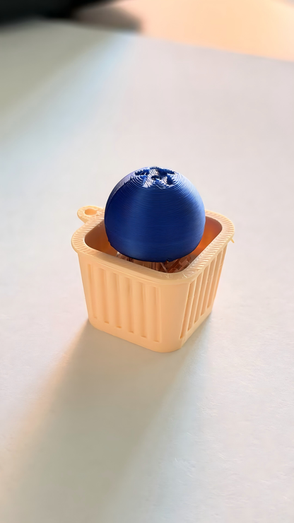3D-Printed Fruit and Vegetables Keychain