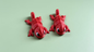 3D-printed salamander ornament