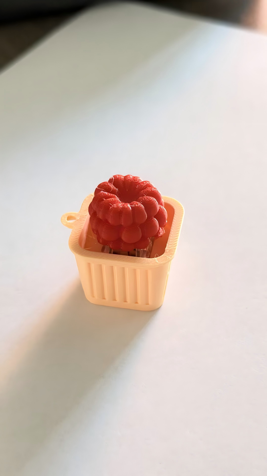 3D-Printed Fruit and Vegetables Keychain