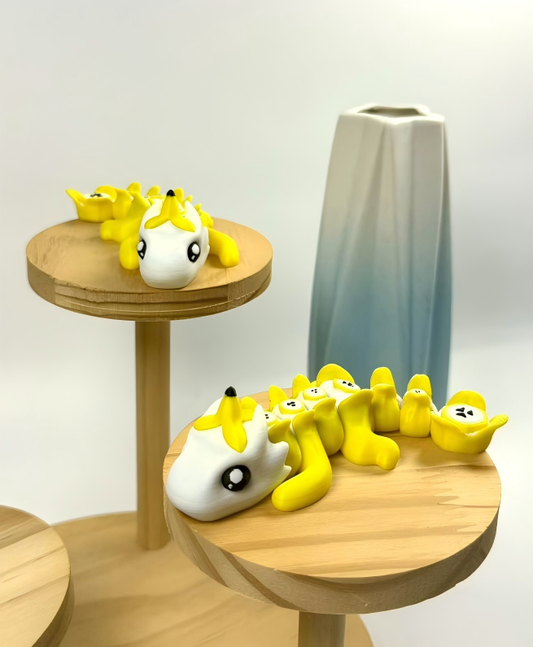 3D Printed Banana Dragon Figurine