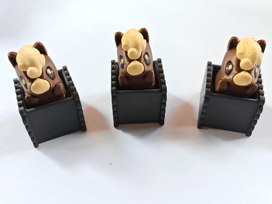3D-printed pony clicker
