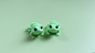 3D-printed frog ornament