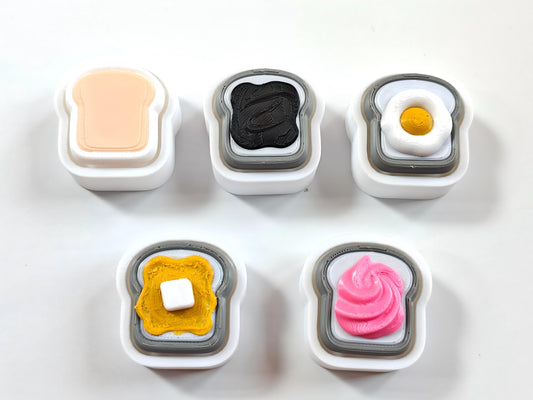 3D-printed toast figurine