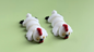 3D-printed rooster ornament