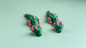 3D-printed dinosaur ornament