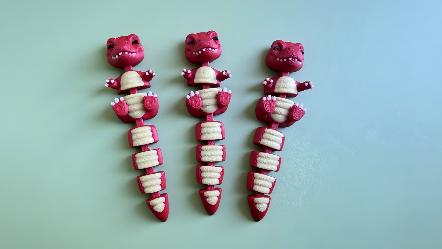 3D Printed Fire-Breathing Dragon Figurine