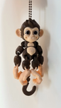 3D printed mischievous monkey keychain charm