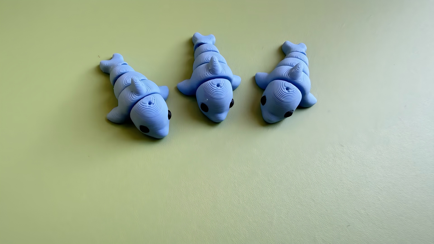 3D Printed Whale Figurine