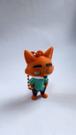 3D printed Nick Wilde keychain charm