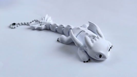 3D printed Toothless keychain charm