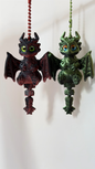 3D printed Toothless keychain charm