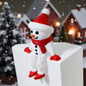 3D Printed Colorful Christmas Snowman Action Figure