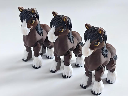3D printed pony figurine