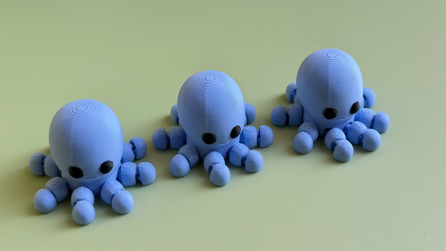 3D Printed Octopus Figurine